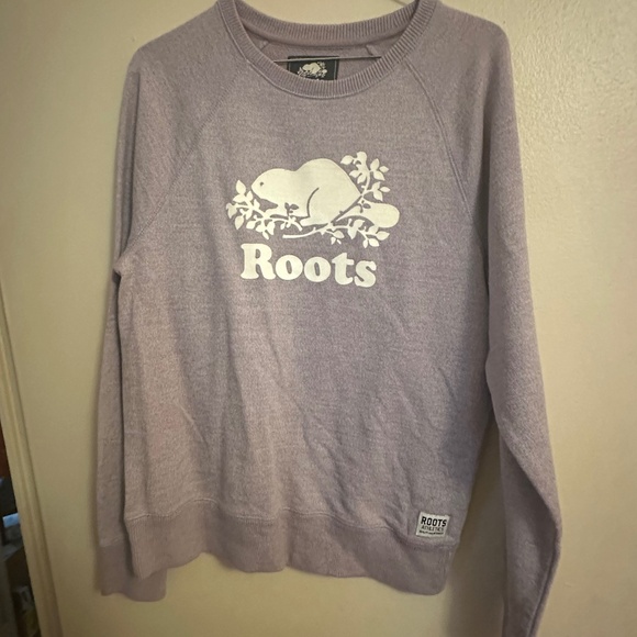 Roots Size Small Purple Sweatshirt - Picture 1 of 3